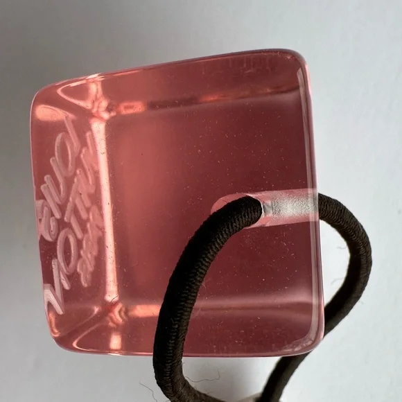 ❣️Louis Vuitton resin hair cube ties use to hold your ponytail or as a bag charm ❣️Louis Vuitton resin hair cube ties use to hold your  main image 4